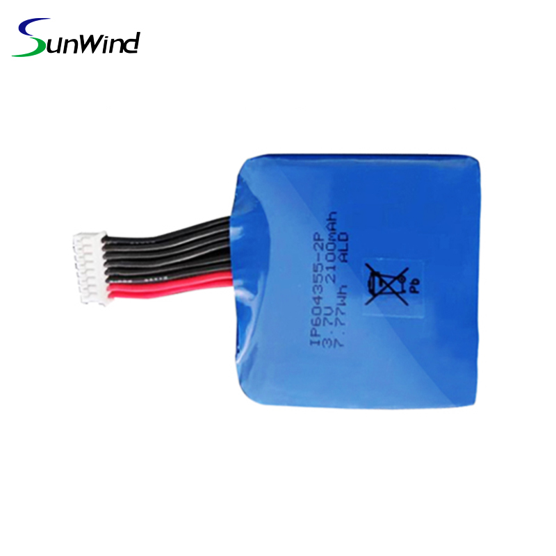 Hot Sell POS Terminal IP604355 2P Battery for Dejavoo Z9 Castles V3 3.7v 2100mah Handheld POS System